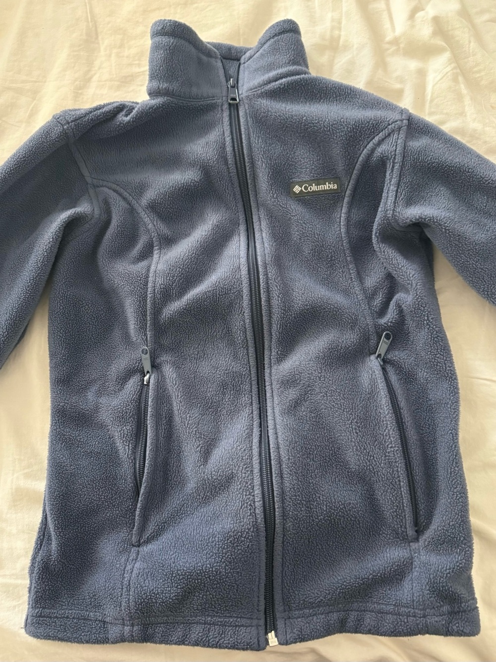 Columbia blue Full-Zip Fleece Jacket